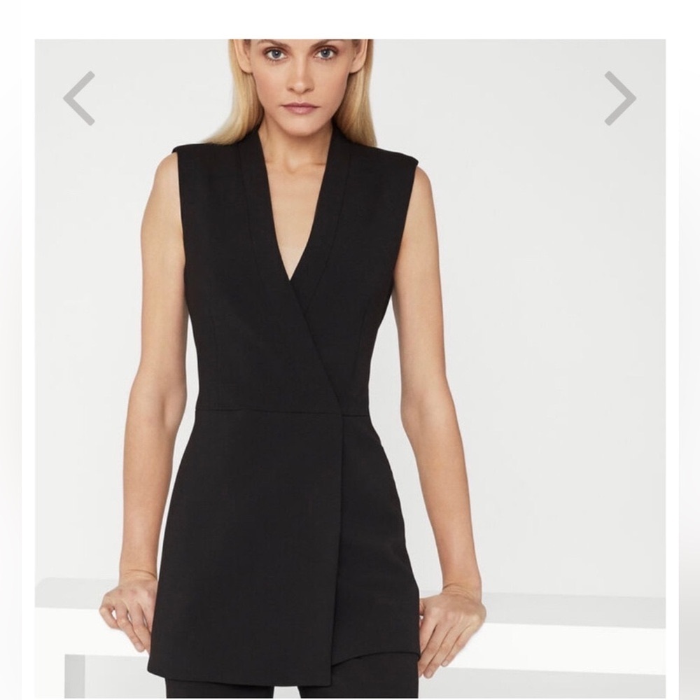 Bcbg max azira v neck sleeveless dress